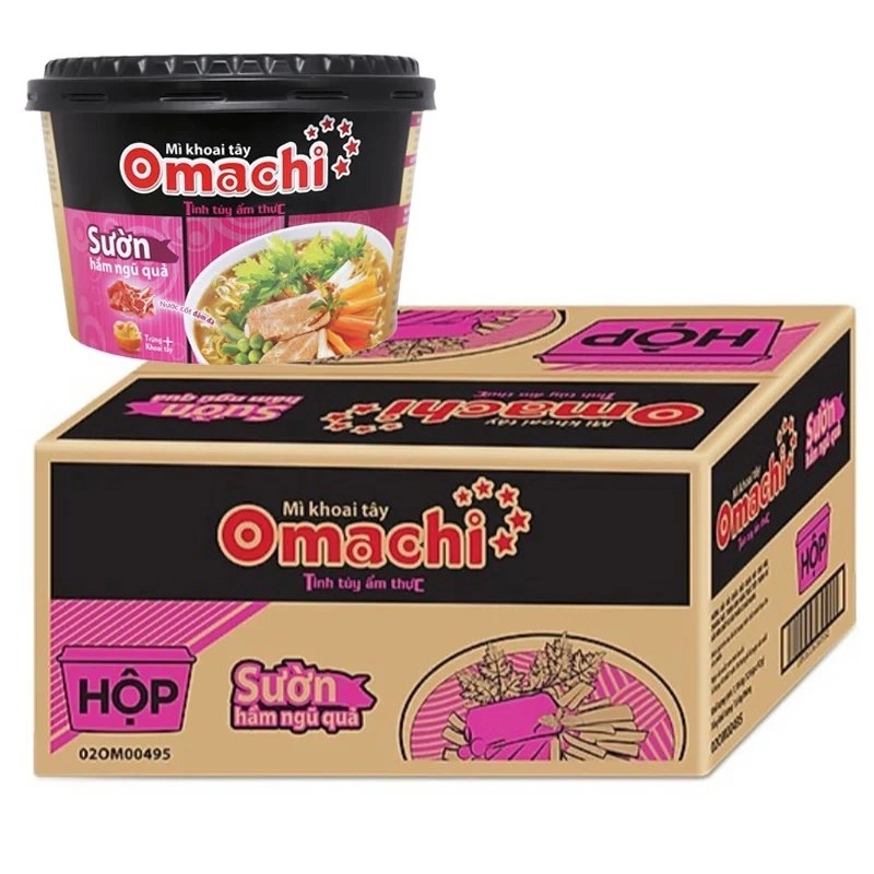 Mỳ Omachi bát vị sườn