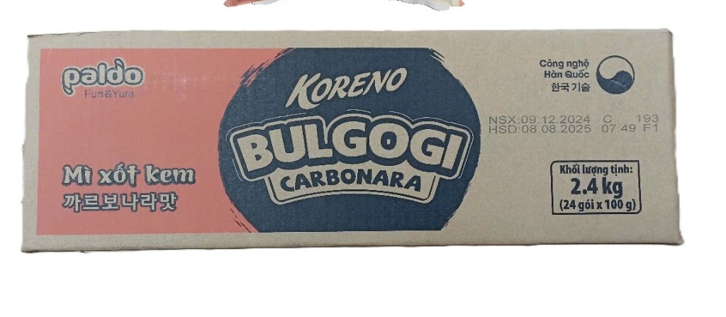MÌ XỐT KEM KORENO BULGOGI Gói 100G