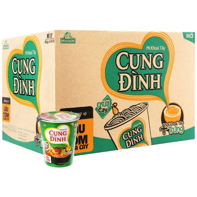 MÌ CỐC CUNG ĐÌNH LẨU TÔM CHUA CAY