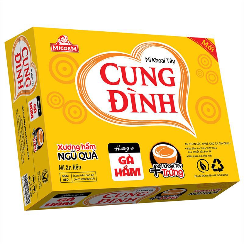mì Cung Đình gà hầm gói 79g