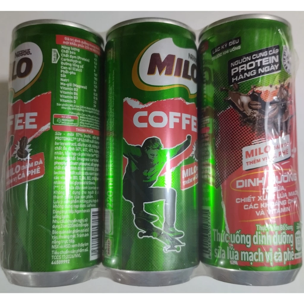 Milo vị Cafe lon 200ml