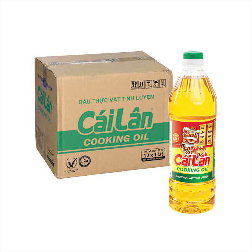 Dầu Ăn Dầu thực vật Cái Lân - Thùng 6 chai x 1L