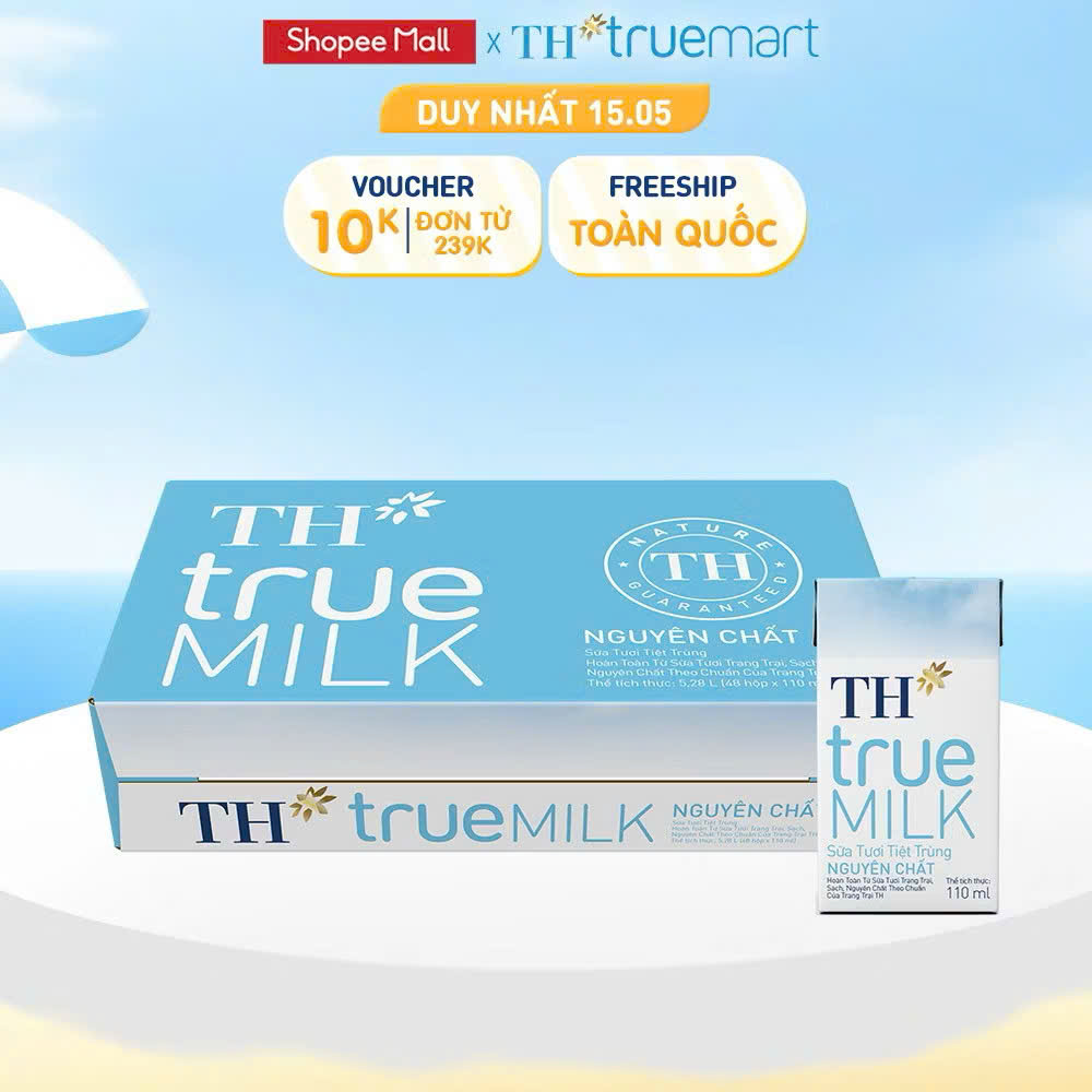 sữa TH nguyên chất 110 ml