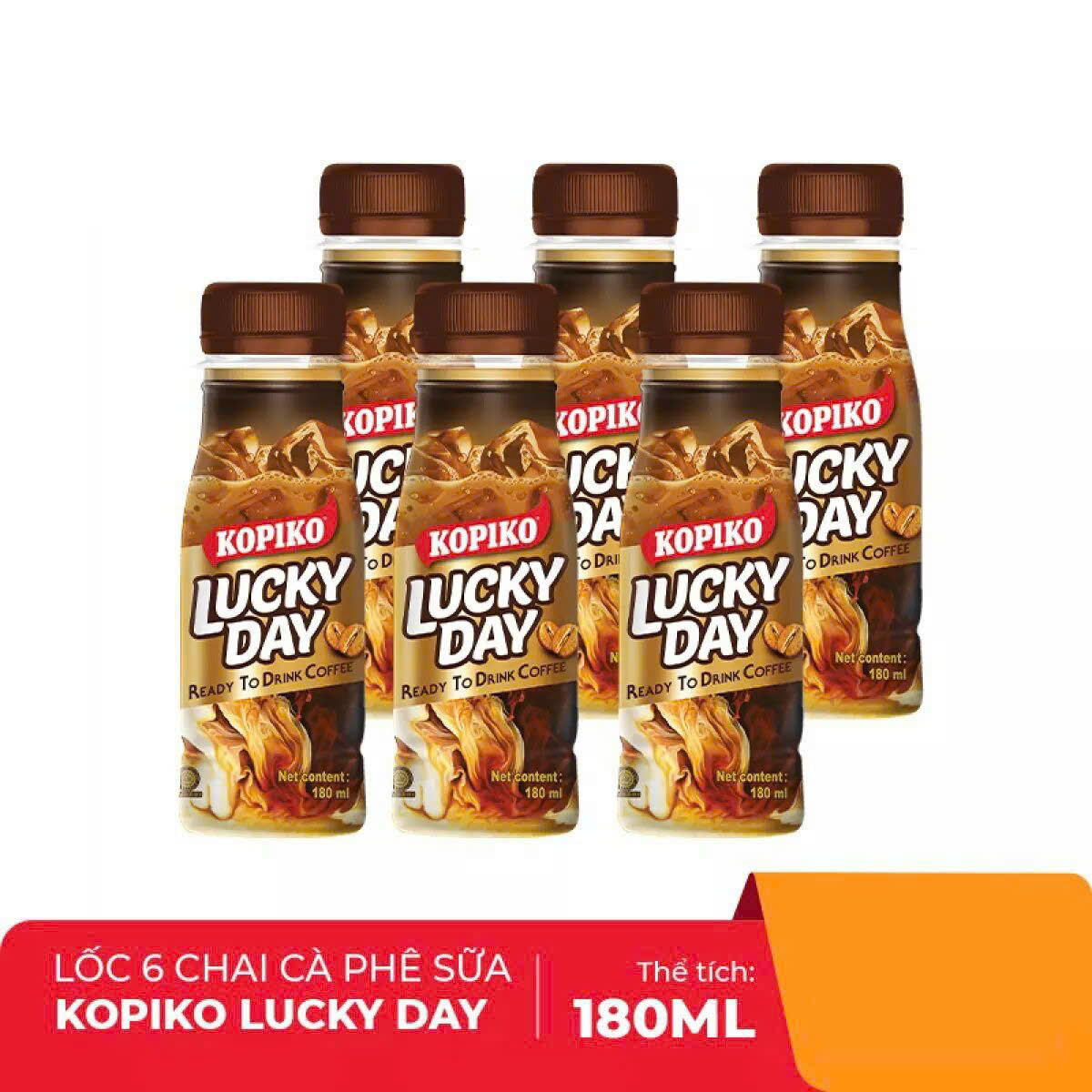 nước uống ca phe Lacky Day 180ml