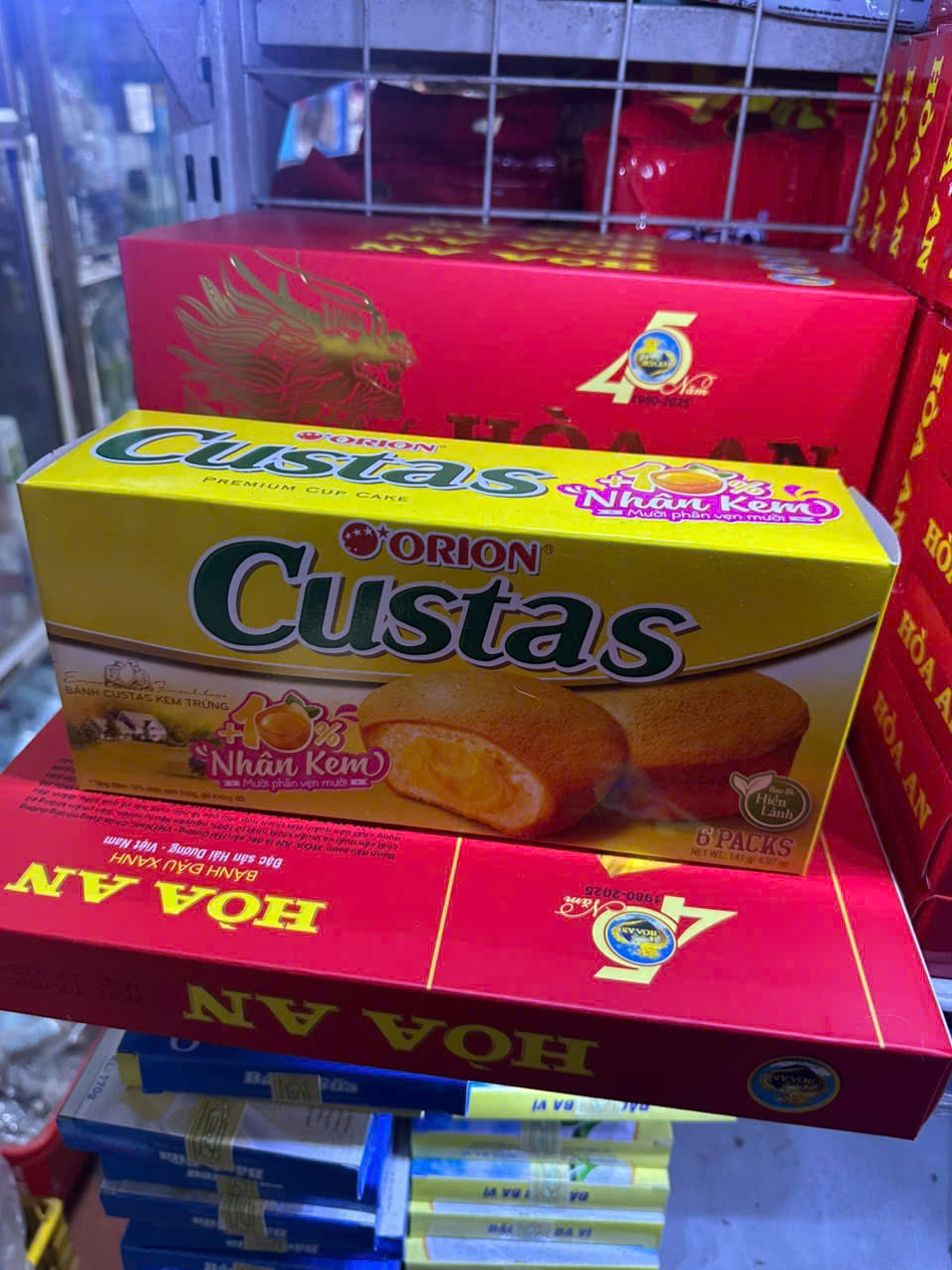 bánh CUSTAR 6p (nửa hộp )