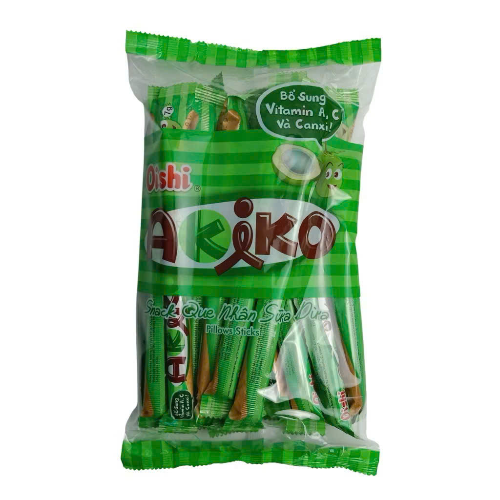 Snack AKIKO OISHI nhân sữa dừa