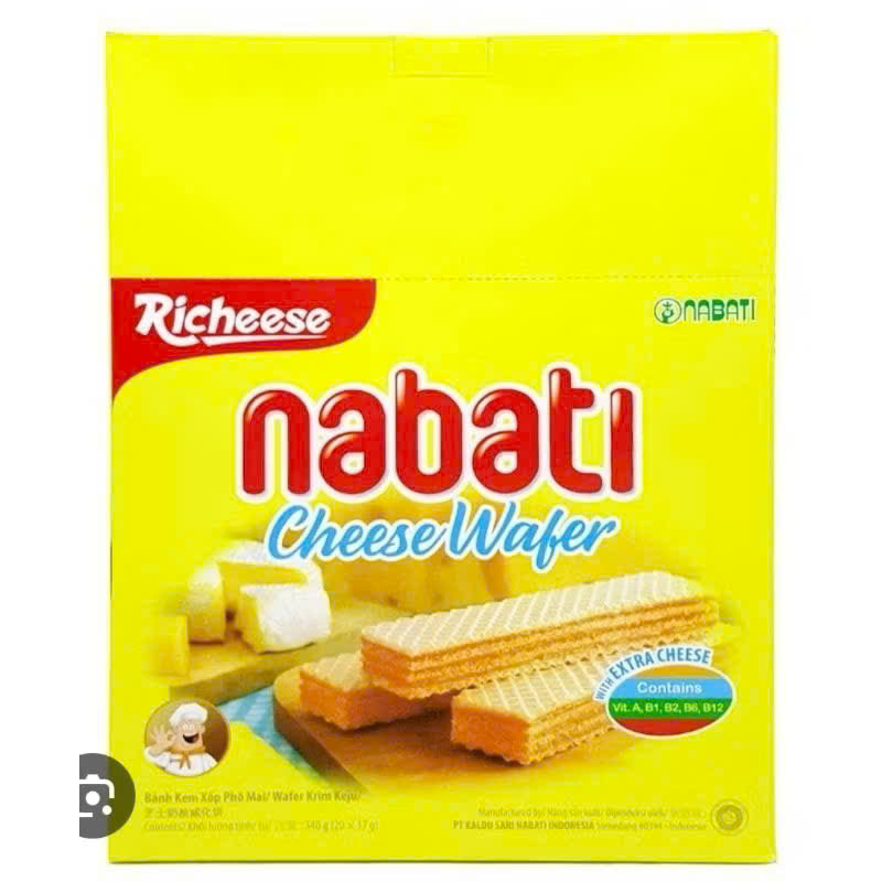 Bánh kem xốp NABATI phô mai hộp 300g thùng 10 hộp