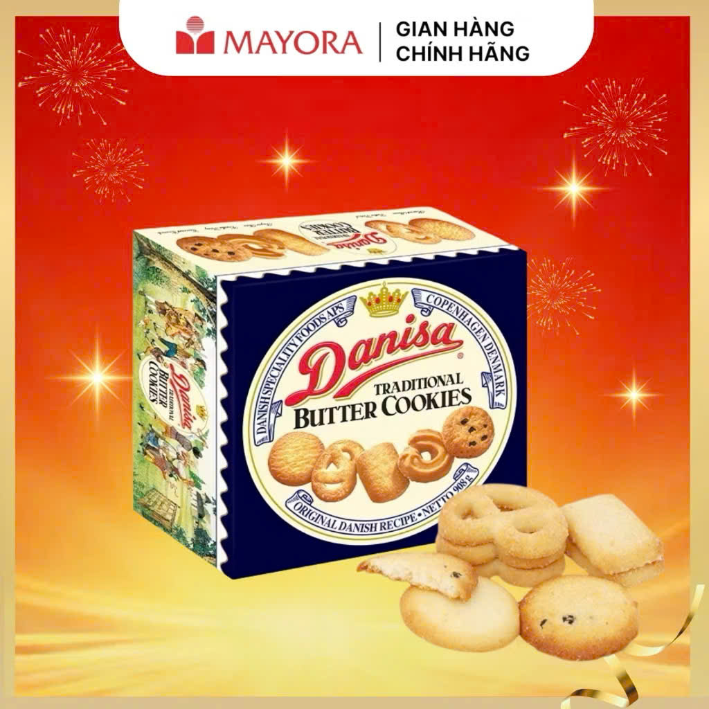 Bánh quy bơ DANISA hộp 908g