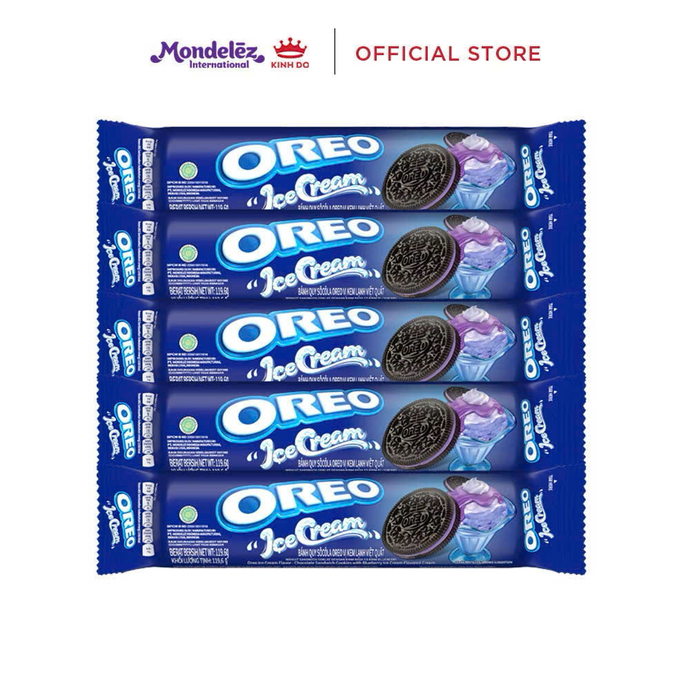 Bánh quy OREO kem việt quất 110g