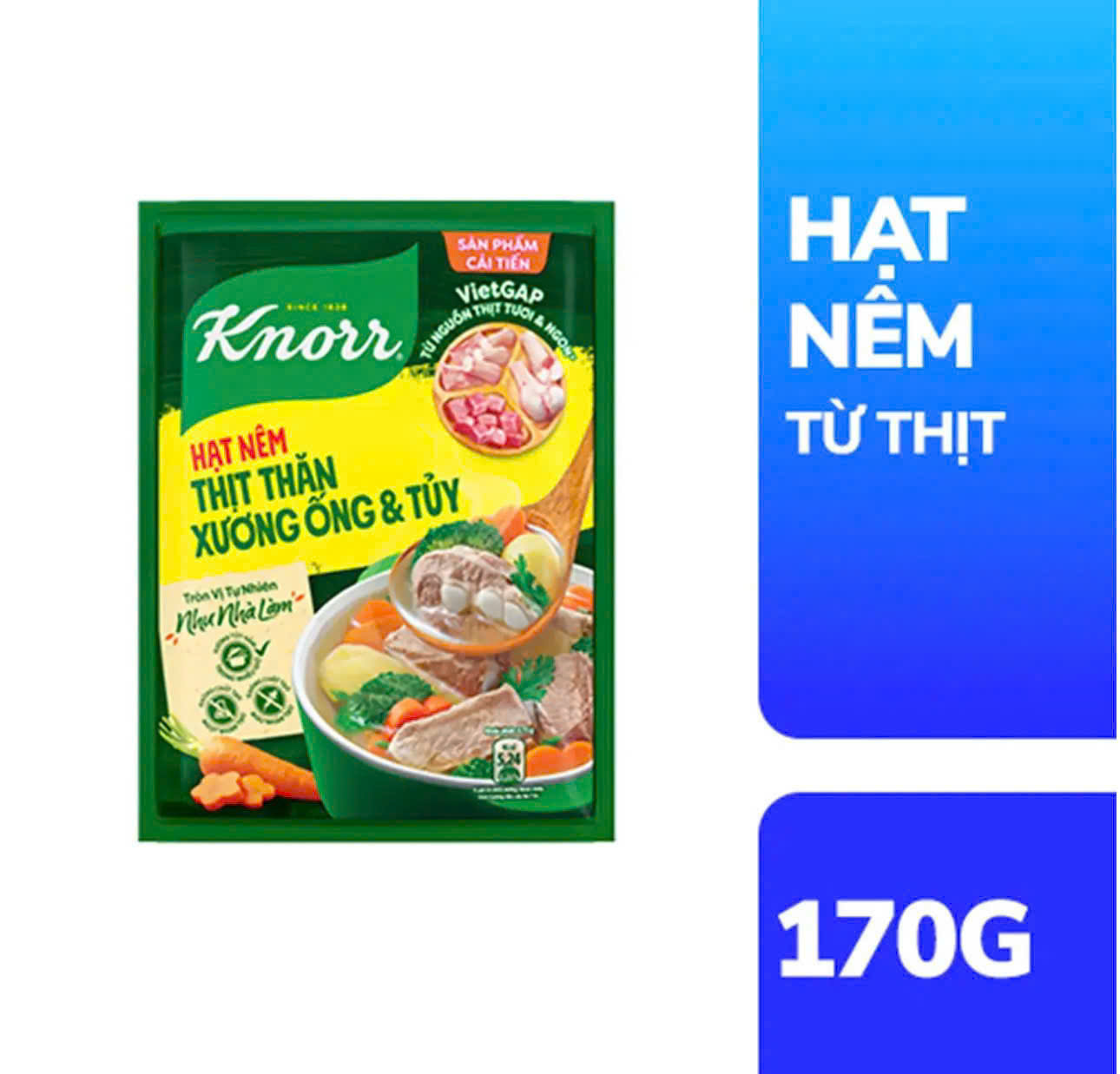 KNORR HẠT NÊM 170G-32G