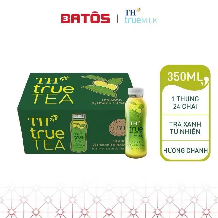 trà xanh vị chanh tn 350ml