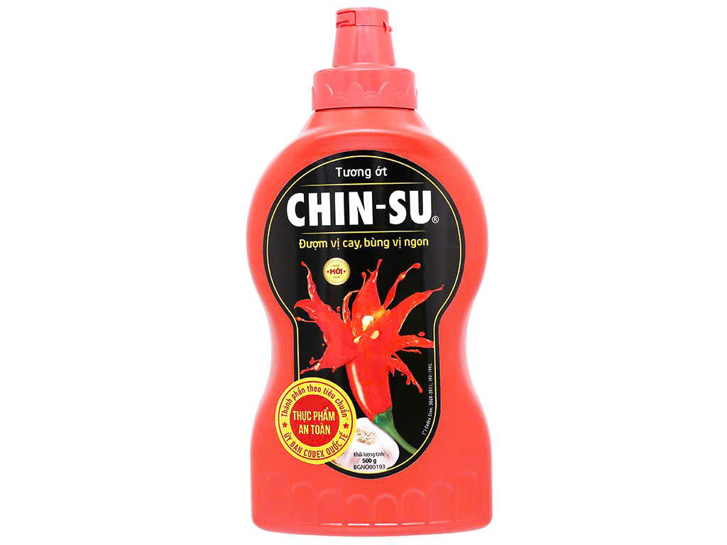 Tương ớt Chinsu - Thùng 12 chai x 500g